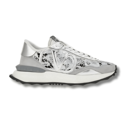 Lace and leather 'Lacerunner' sneakers